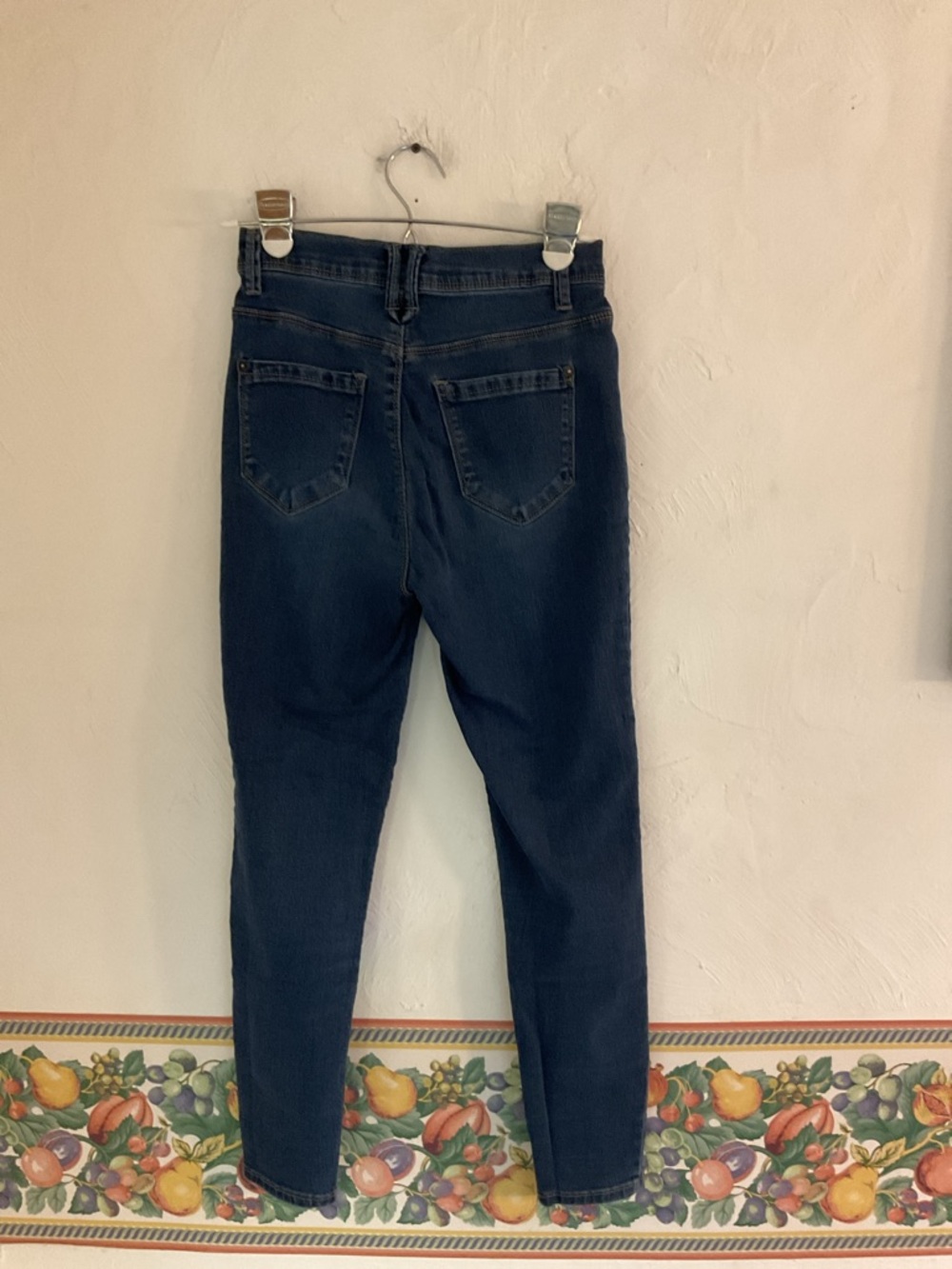 Curve Appeal Essential High Rise Skinny Jeans Size 4 Dark Wash - Picture 4 of 7